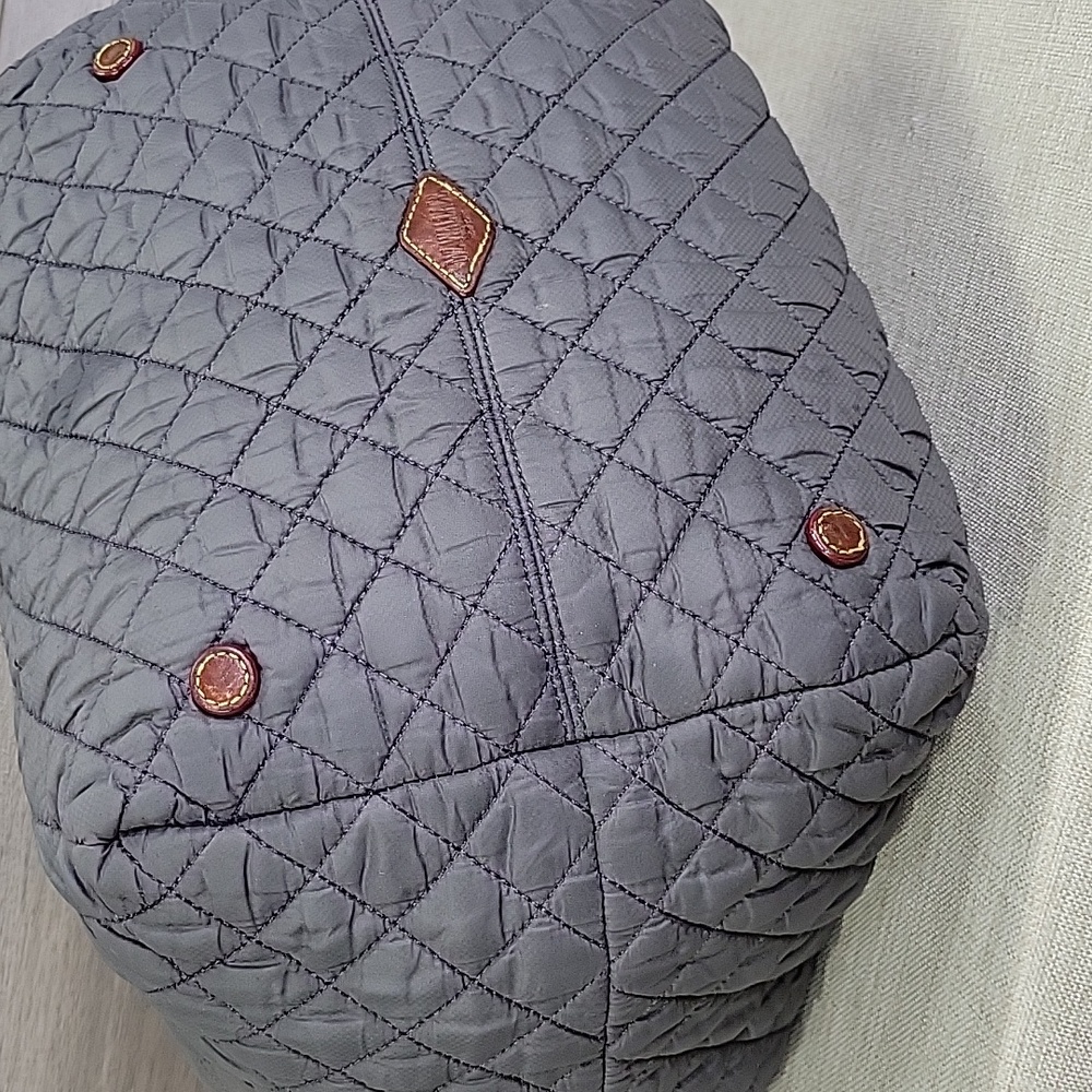 MZ Wallace Charcoal Quilted Tote - Picture 8 of 16